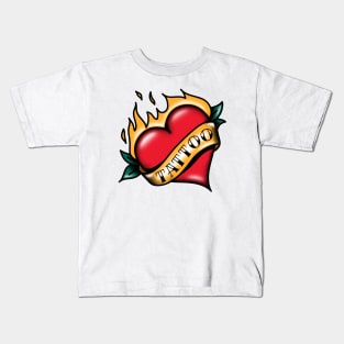 HEART - TATTOO Kids T-Shirt